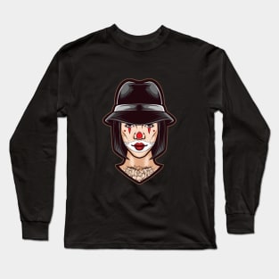 Clown girl Long Sleeve T-Shirt